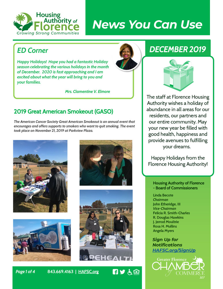 December e-newsletter page 1