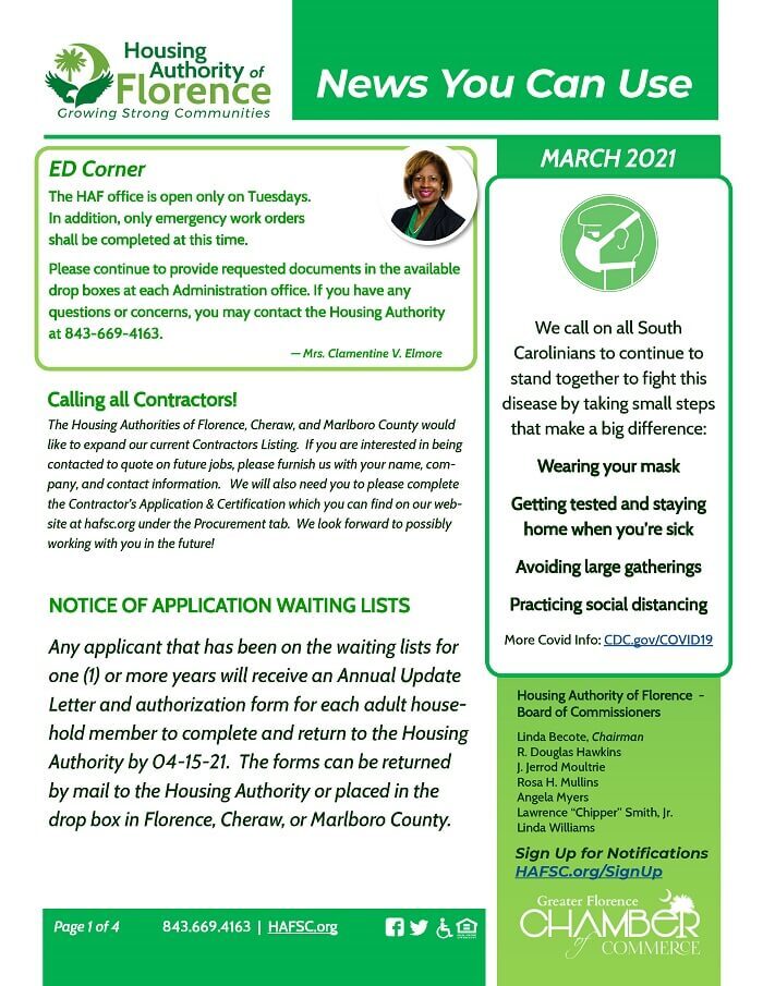 Enewsletter March