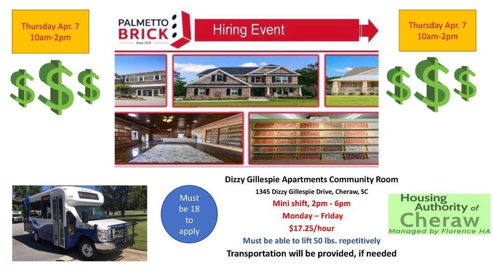 Hiring Event Dizzy Flyer